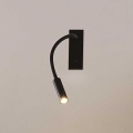 Ideal Lux - LED гъвкава лампа IO LED/3W/230V CRI 90 черна