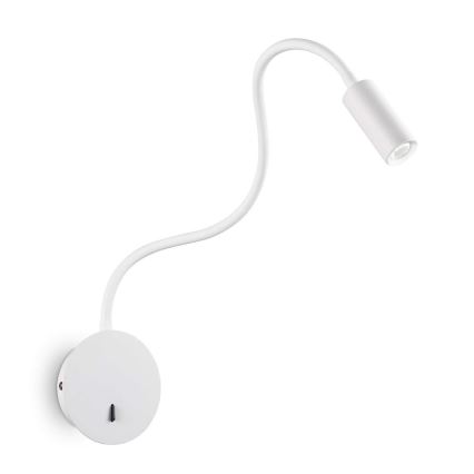 Ideal Lux - LED Гъвкава малка лампа FOCUS LED/3,5W/230V CRI 90 бял