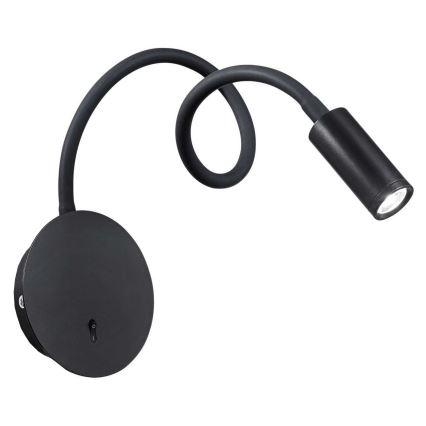 Ideal Lux - LED Гъвкава малка лампа FOCUS LED/3,5W/230V CRI 90 черен