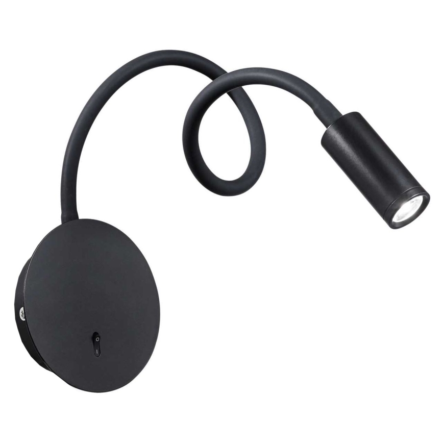 Ideal Lux - LED Гъвкава малка лампа FOCUS LED/3,5W/230V CRI 90 черен