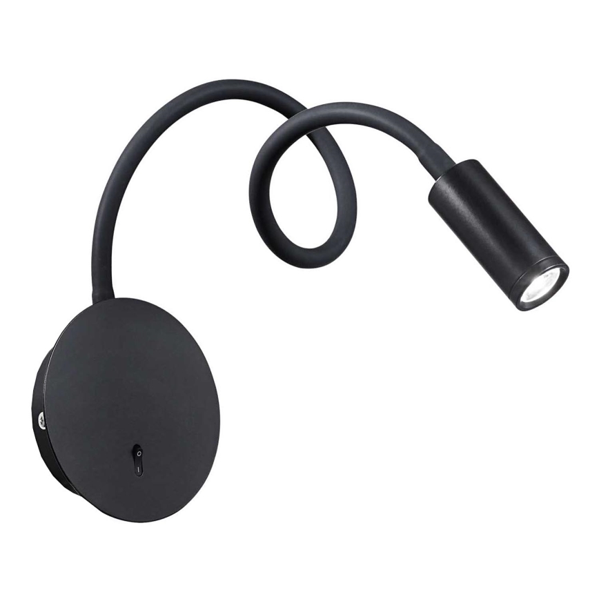 Ideal Lux - LED Гъвкава малка лампа FOCUS LED/3,5W/230V CRI 90 черен