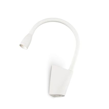 Ideal Lux - LED Гъвкава малка лампа GOOSE LED/3W/230V CRI 90 бял