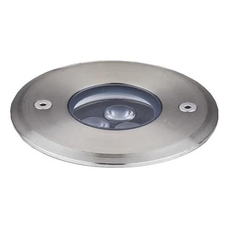 Ideal Lux - LED Лампа за алея FLOOR LED/3W/230V Ø 9 см CRI 90 IP67 лъскав хром