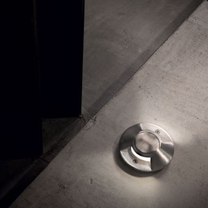 Ideal Lux - LED Лампа за алея ROCKET LED/2W/24V CRI 90 IP68 матов хром