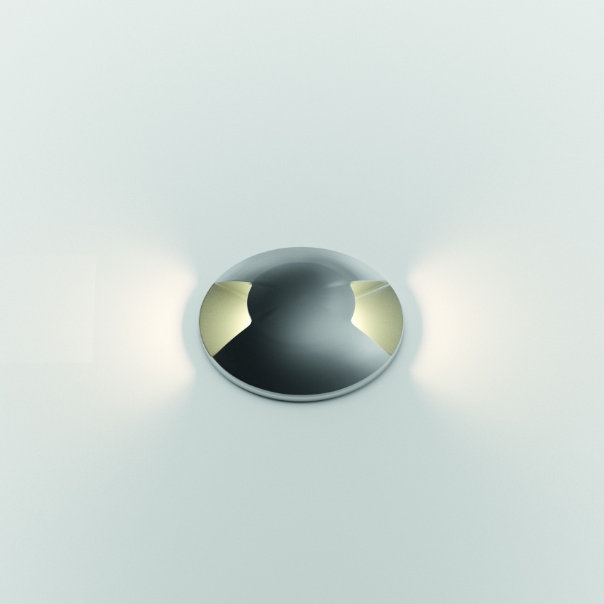 Ideal Lux - LED Лампа за алея ROCKET LED/3W/230V CRI 90 IP65 матов хром
