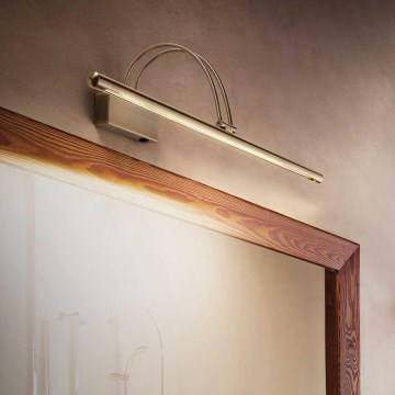 Ideal Lux - LED Лампа за картина BOW LED/4,6W/230V 46 см CRI 90 златист
