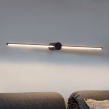 Ideal Lux - LED Лампа за огледало в баня FILO LED/12,5W/230V IP44 черен