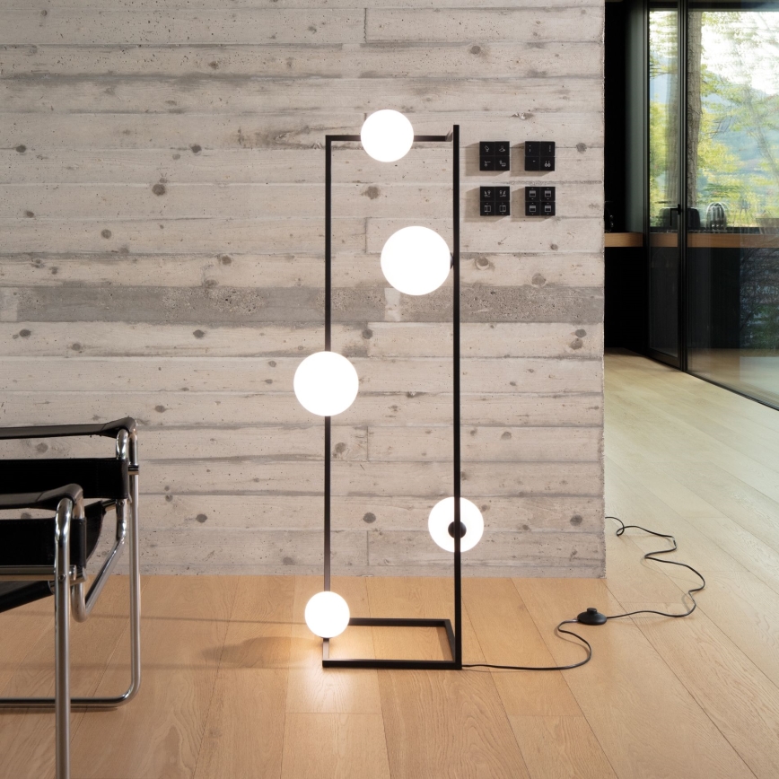 Ideal Lux - LED Лампион ANGOLO 5xG9/3W/230V черен