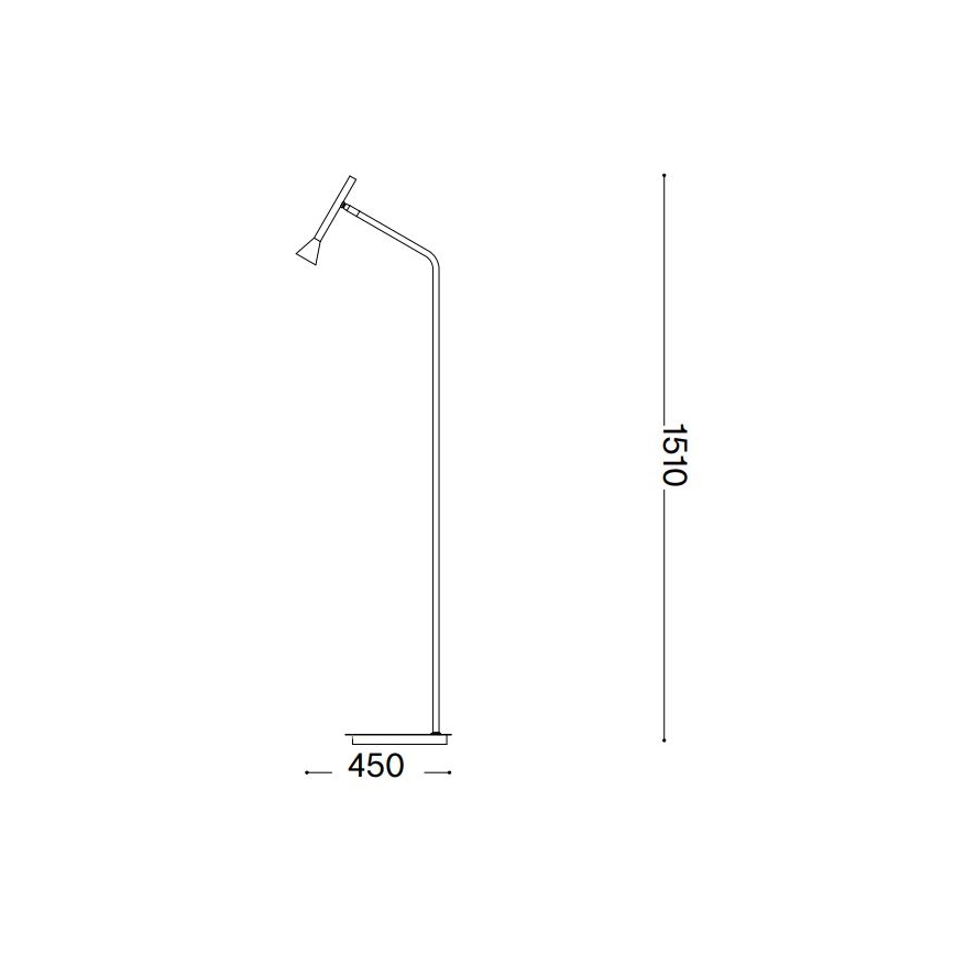 Ideal Lux - LED Лампион DIESIS LED/4,5W/230V CRI 95 черен