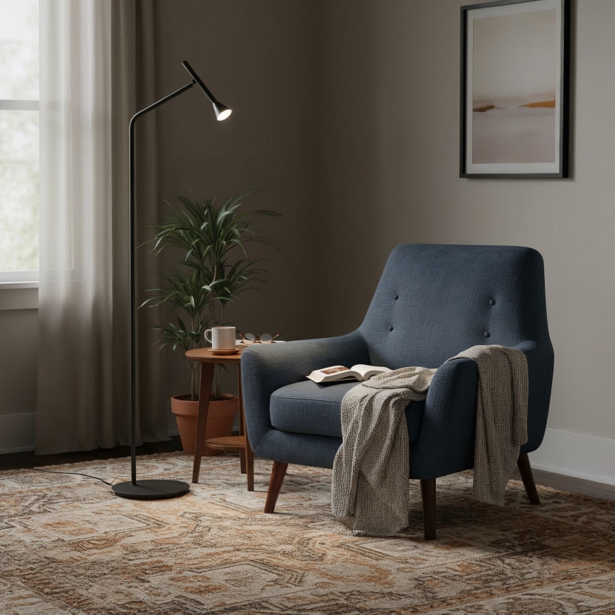 Ideal Lux - LED Лампион DIESIS LED/4,5W/230V CRI 95 черен