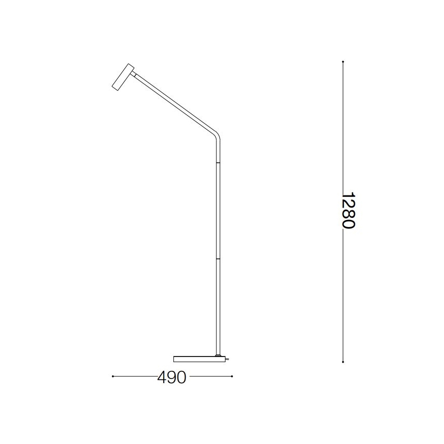 Ideal Lux - LED Лампион EASY LED/3,5W/230V CRI 90 бял