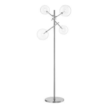 Ideal Lux - LED Лампион EQUINOXE 4xG4/2W/230V лъскав хром/прозрачен