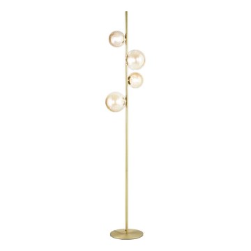 Ideal Lux - LED Лампион PERLAGE 4xG9/3W/230V златист/опушен