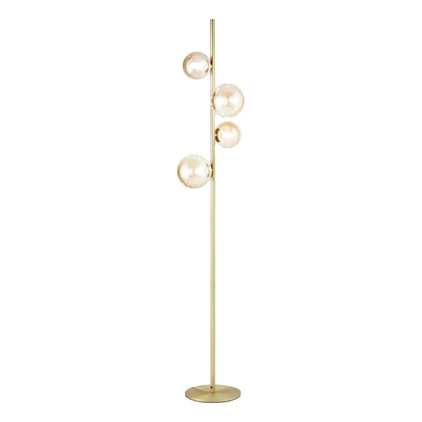 Ideal Lux - LED Лампион PERLAGE 4xG9/3W/230V златист/опушен