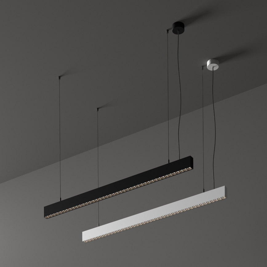 Ideal Lux - LED люстра на кабел OFFICE LED/30W/230V 4000K CRI 90 бяла