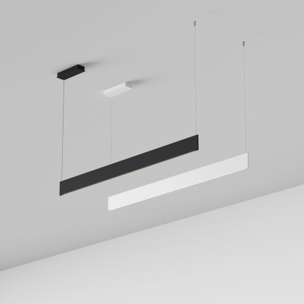 Ideal Lux - LED люстра на кабел STEEL LED/24W/230V 3000K CRI 90 120 см бяла