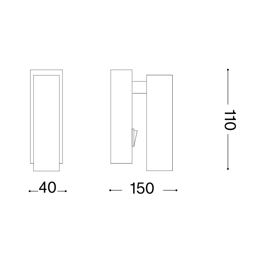 Ideal Lux - LED настенно насочваемо осветително тяло PAGE LED/3W/230V CRI 90 бяло