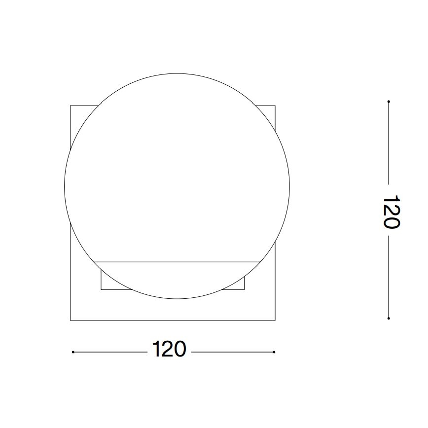 Ideal Lux - LED Настолна лампа ANGOLO 1xG9/3W/230V черен