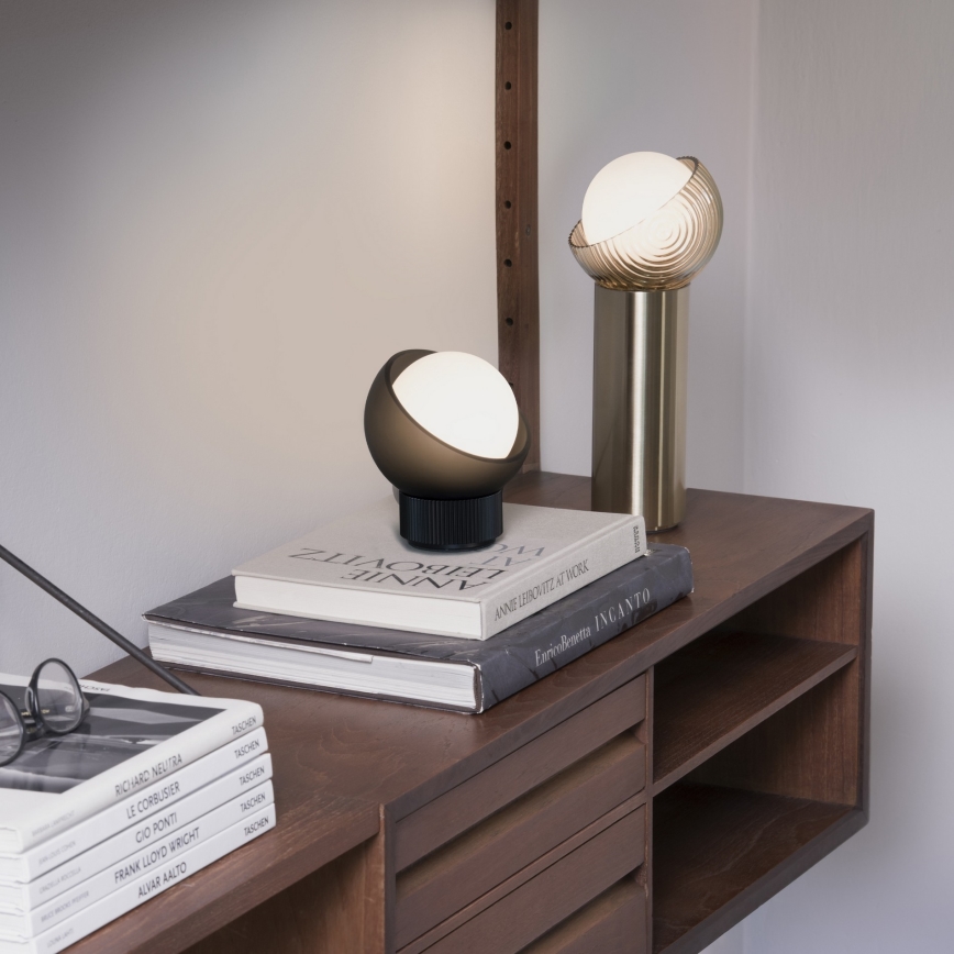 Ideal Lux - LED настолна лампа BLOOM 1xG9/3W/230V златиста/димно бежова