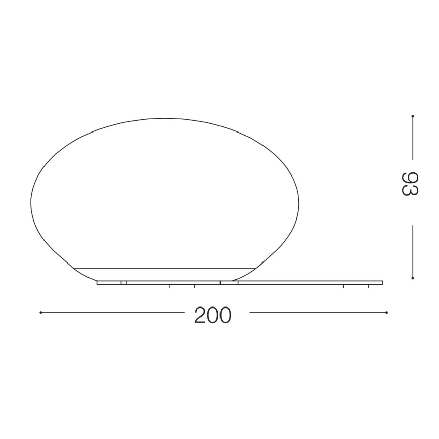 Ideal Lux - LED Настолна лампа NINFEA 1xGX53/9W/230V бял