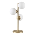 Ideal Lux - LED настолна лампа PERLAGE 3xG9/3W/230V златна/бяла