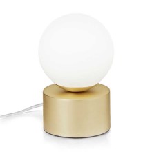 Ideal Lux - LED Настолна лампа PERLAGE 1xG9/3W/230V златист/бял