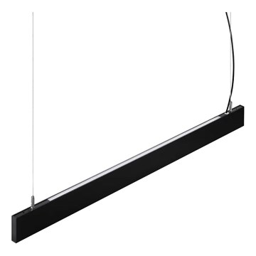 Ideal Lux - LED пендант на кабел STEEL LED/29W/230V 3000K CRI 90 120 cm черен