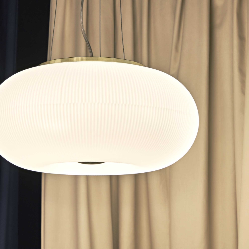 Ideal Lux - LED Пендел ARIZONA 5xGX53/9W/230V Ø 52 см бял