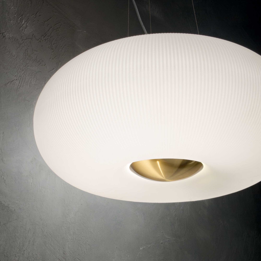 Ideal Lux - LED Пендел ARIZONA 5xGX53/9W/230V Ø 52 см бял