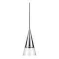 Ideal Lux - LED Пендел CONO 1xGU10/7W/230V Ø 15 см CRI 90 лъскав хром