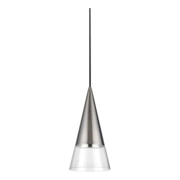 Ideal Lux - LED Пендел CONO 1xGU10/7W/230V Ø 15 см CRI 90 матов хром