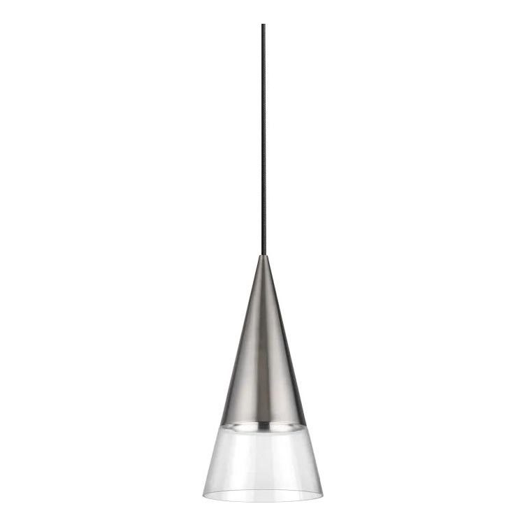Ideal Lux - LED Пендел CONO 1xGU10/7W/230V Ø 15 см CRI 90 матов хром