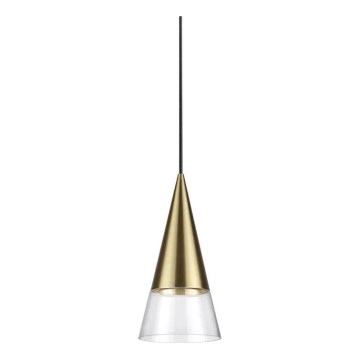 Ideal Lux - LED Пендел CONO 1xGU10/7W/230V Ø 15 см CRI 90 месинг