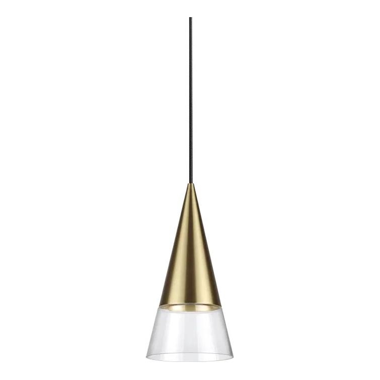 Ideal Lux - LED Пендел CONO 1xGU10/7W/230V Ø 15 см CRI 90 месинг