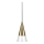 Ideal Lux - LED Пендел CONO 1xGU10/7W/230V Ø 15 см CRI 90 месинг