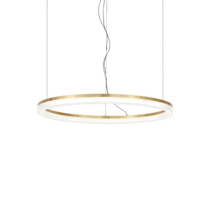 Ideal Lux - LED Пендел CROWN LED/30W/230V 3000K Ø 60 см CRI 90 месинг