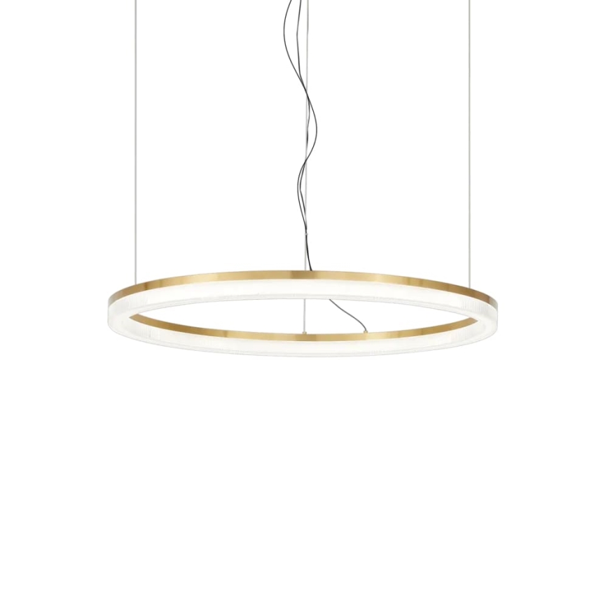 Ideal Lux - LED Пендел CROWN LED/30W/230V 3000K Ø 60 см CRI 90 месинг