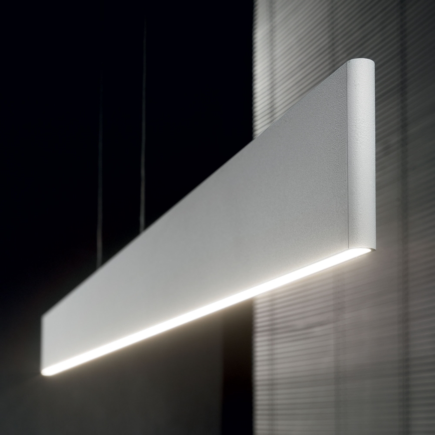 Ideal Lux - LED Пендел DESK LED/32W/230V 102,5 см CRI 90 бял