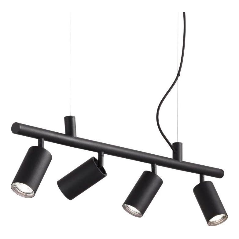 Ideal Lux - LED Пендел DYNAMITE 4xGU10/7W/230V CRI 90 черен