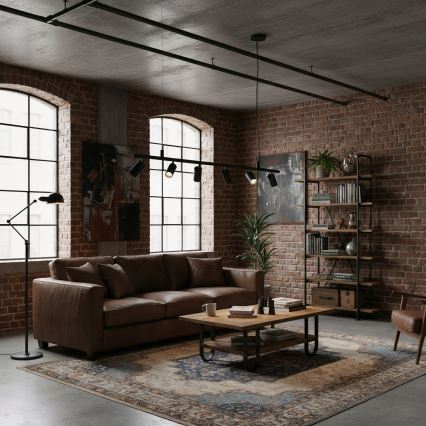 Ideal Lux - LED Пендел DYNAMITE 6xGU10/7W/230V CRI 90 черен