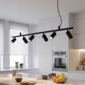 Ideal Lux - LED Пендел DYNAMITE 6xGU10/7W/230V CRI 90 черен