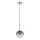 Ideal Lux - LED Пендел EQUINOXE 1xG4/2W/230V Ø 15 см лъскав хром/опушен