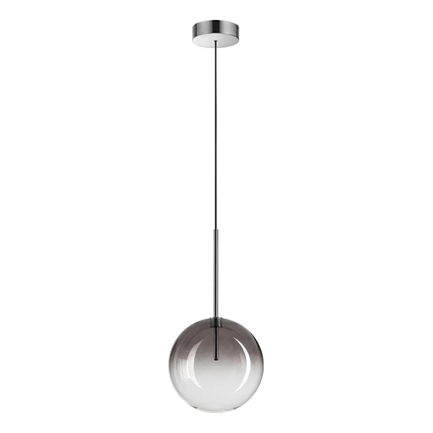 Ideal Lux - LED Пендел EQUINOXE 1xG4/2W/230V Ø 20 см лъскав хром/опушен