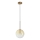 Ideal Lux - LED Пендел EQUINOXE 1xG4/2W/230V Ø 20 см месинг/опушен