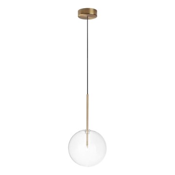 Ideal Lux - LED Пендел EQUINOXE 1xG4/2W/230V Ø 20 см месинг/прозрачен