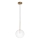 Ideal Lux - LED Пендел EQUINOXE 1xG4/2W/230V Ø 20 см месинг/прозрачен