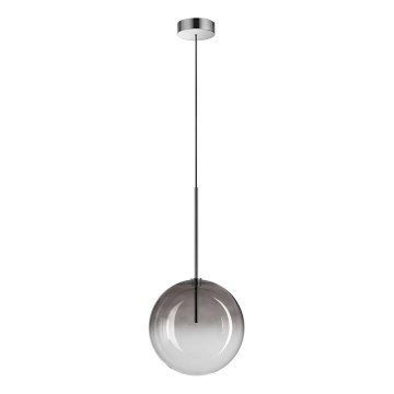 Ideal Lux - LED Пендел EQUINOXE 1xG4/2W/230V Ø 25 см лъскав хром/опушен