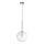 Ideal Lux - LED Пендел EQUINOXE 1xG4/2W/230V Ø 25 см лъскав хром/прозрачен