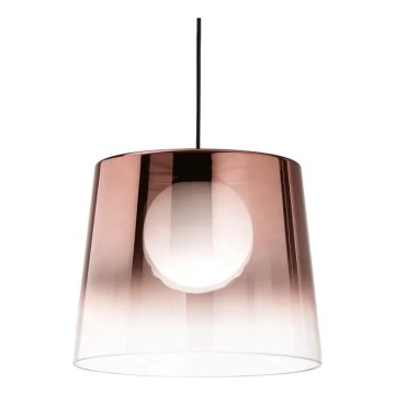 Ideal Lux - LED Пендел FADE 1xG9/3W/230V Ø 27,3 см меден/опушен