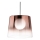 Ideal Lux - LED Пендел FADE 1xG9/3W/230V Ø 27,3 см меден/опушен